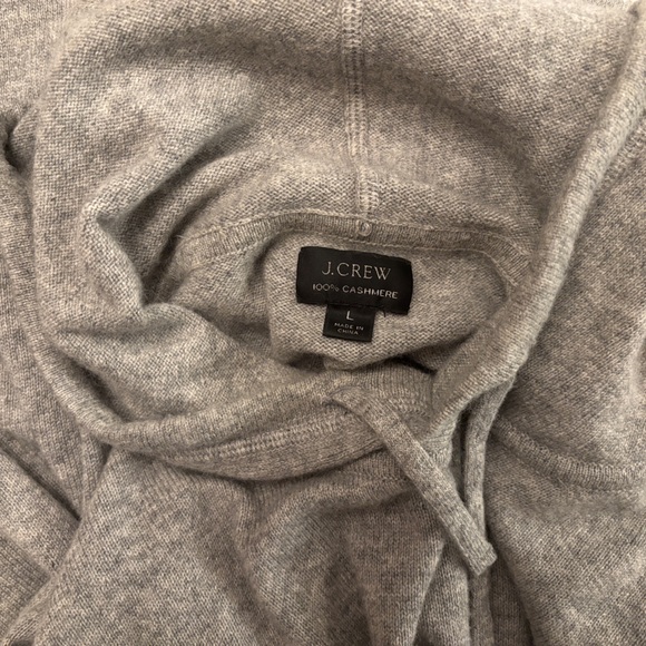 100% Cashmere J. Crew sweater hoodie - Picture 11 of 14